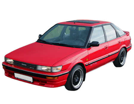 EVA автоковрики для Toyota Corolla VI (E90) 1987-1992 лифтбек 5дв. — toyota-corolla-e90-liftback